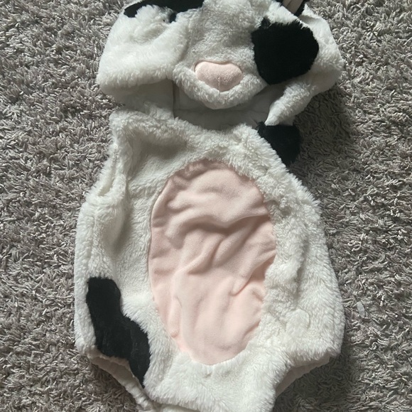Pottery Barn Kids Cow Costume - Black and White - Picture 2 of 3